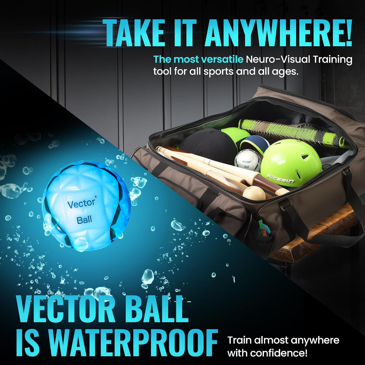 Vector Ball S Impact Color-Changing Neuro-Visual Reaction Ball