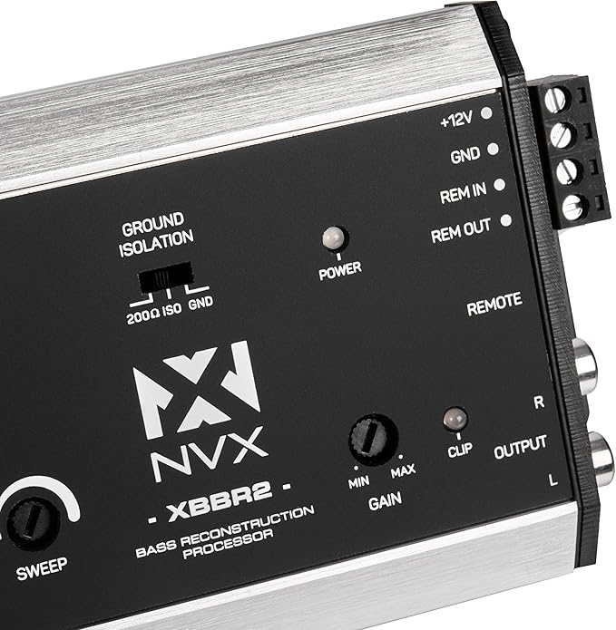 NVX XBBR2 X-Series 2-Channel Bass Restoration Processor and Line Output