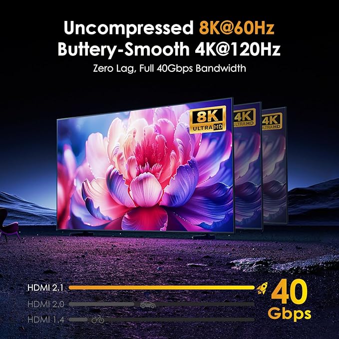 3-Port 8K@60Hz HDMI Switch