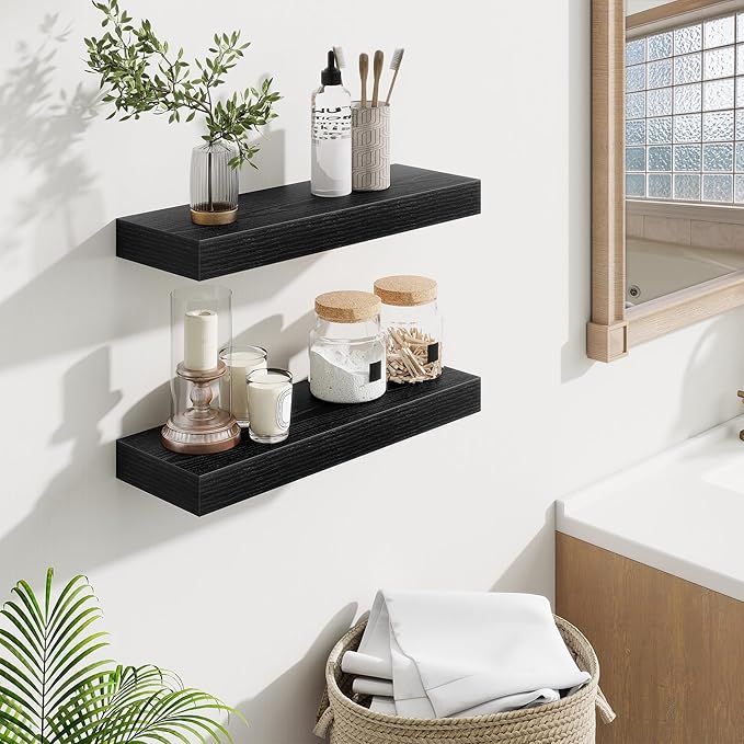 Fun Memories Floating Shelves Bathroom (Set of 2)