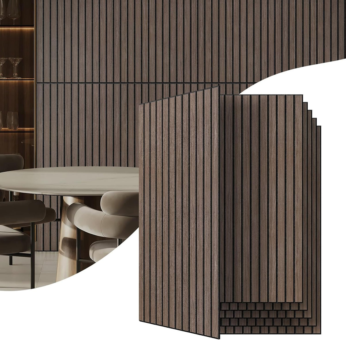6 Pack Acoustic Wall Panels, 47.2" X 23.6" Sound Absorbing Panels, ...