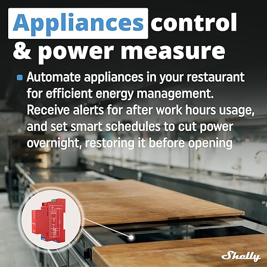 Shelly Pro 1PM | Wi-Fi & LAN, 1-Channel Smart Relay Switch