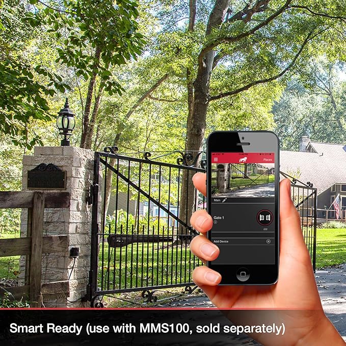 Mighty Mule MM371W Automatic Gate Opener, Smart and Solar Ready, Includes Gate