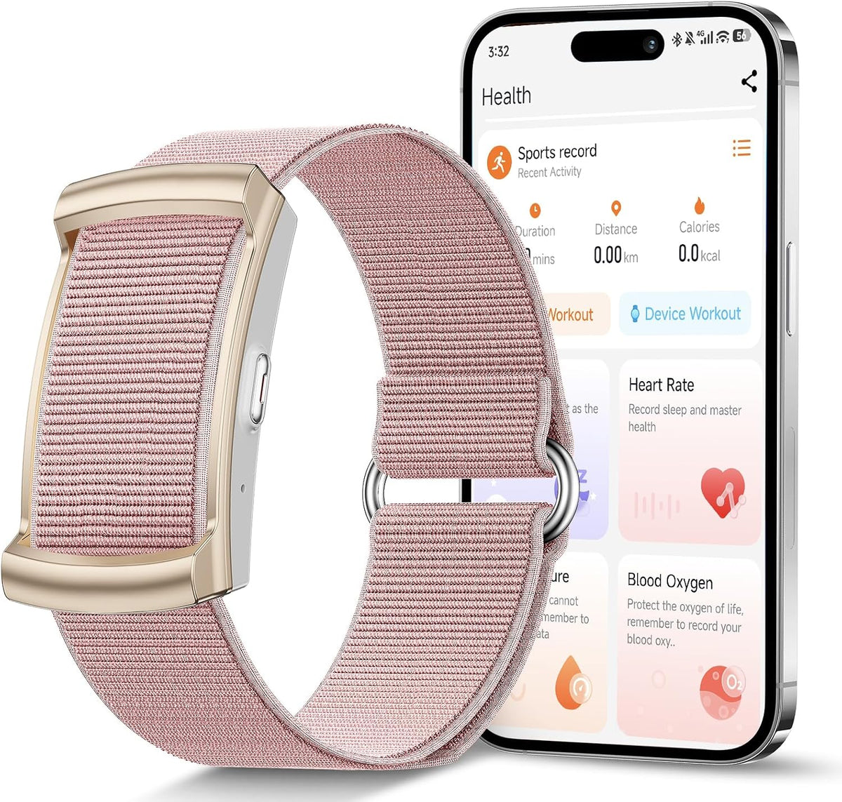 Screenless Fitness Tracker for Women, 24/7 Activity Health Tracker