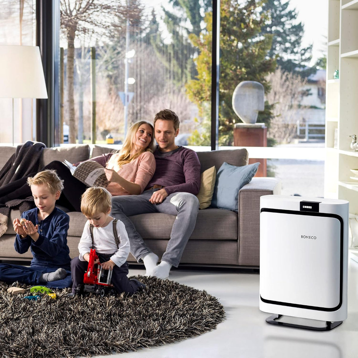 BONECO - Air Purifier P400 with HEPA & Activated Carbon Filter