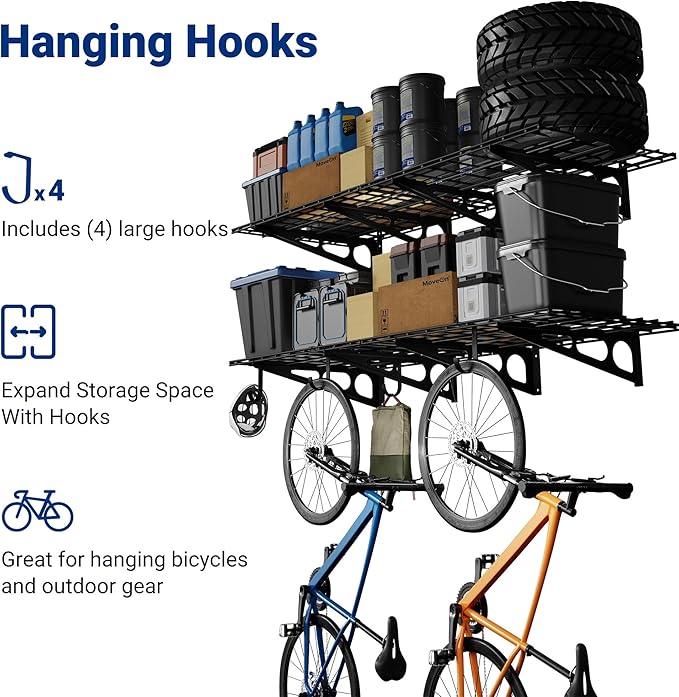 FLEXIMOUNTS 2-Pack 2x6ft Garage Shelving