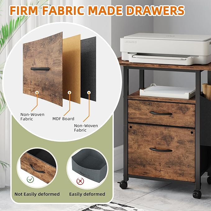 GYIIYUO 2 Drawer File Cabinet