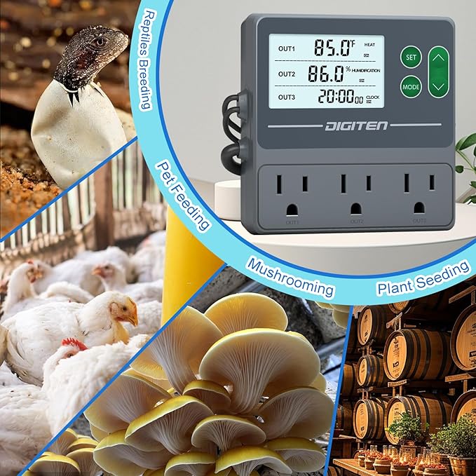 DIGITEN Temperature and Humidity Controller