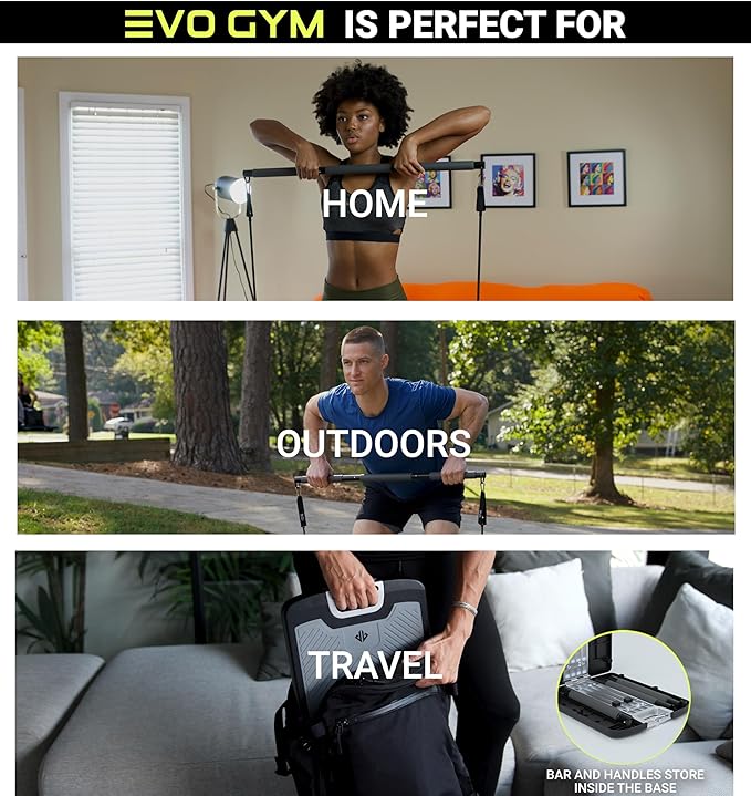 EVO Gym - Portable Home Gym Strength Training Equipment, at Home Gym | All in