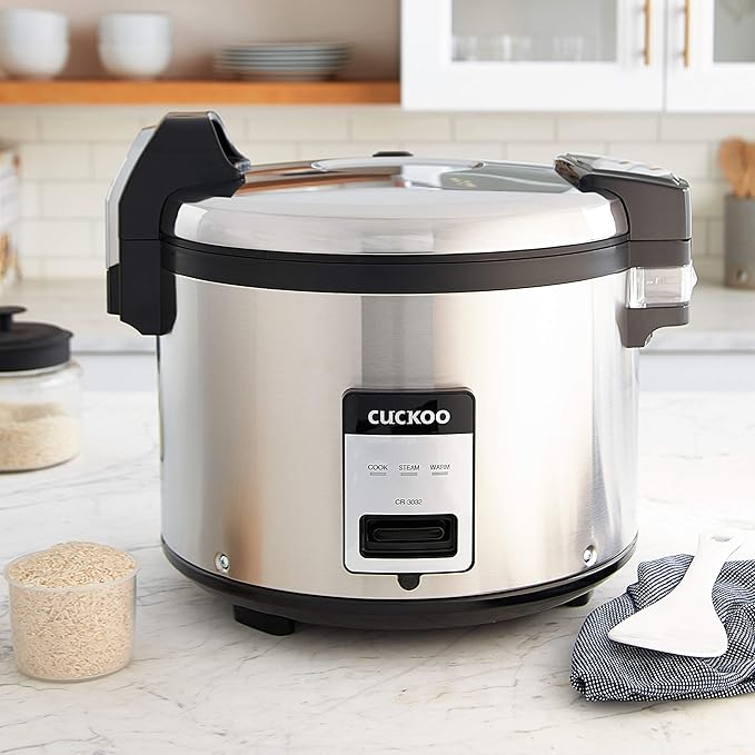 CUCKOO Commercial Rice Cooker & Warmer, Extra Large Rice Cooker 30-Cup Un...