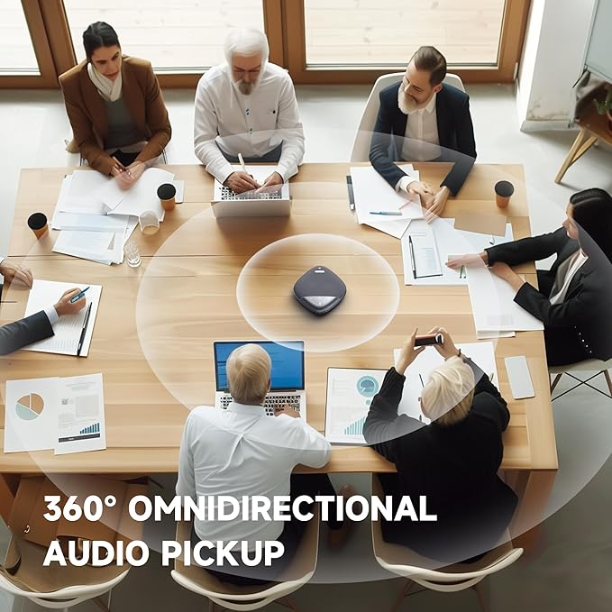 HORION Conference Speaker with Microphone, Wireless Bluetooth Speakerphone