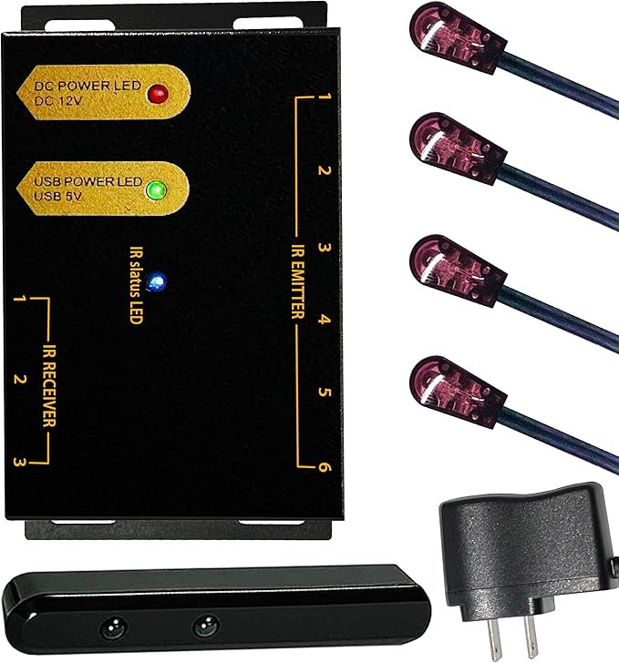 IR Repeater Kit, ir Repeater System，IR Remote Control Extender .Supports up to