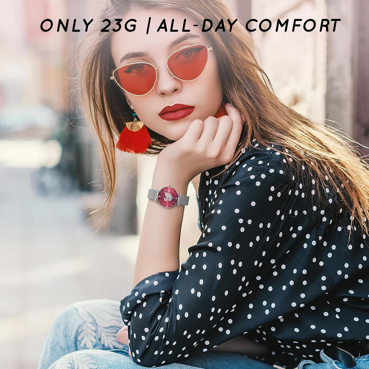 Smart Watch for Women (3 Bands) 1.19“ AMOLED Bluetooth Call Fitness Tracker