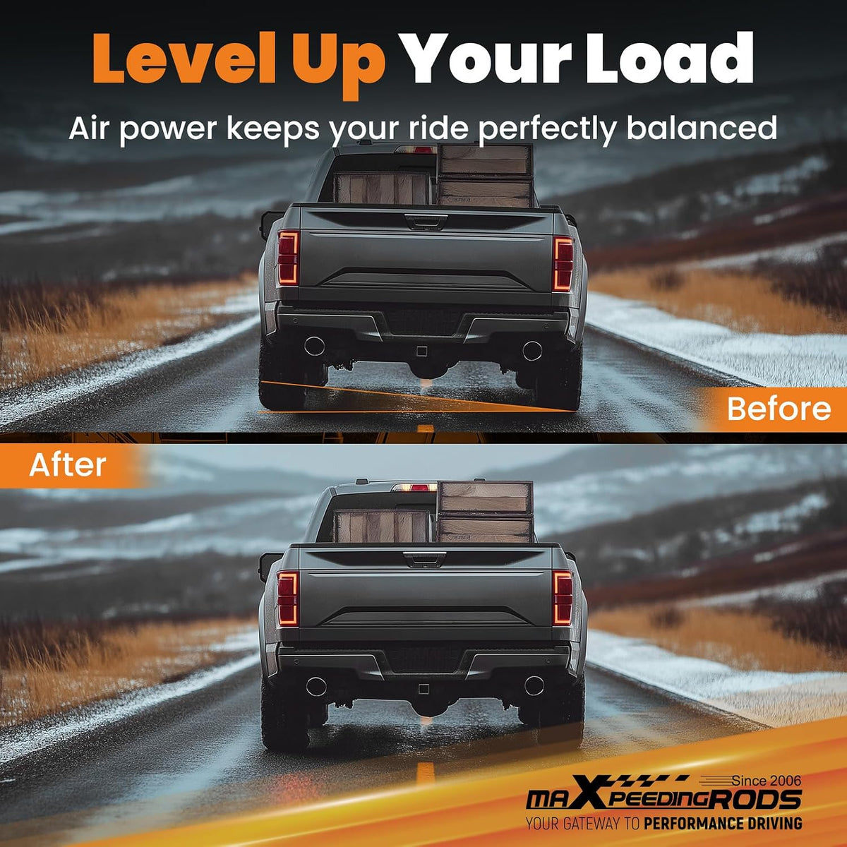maXpeedingrods Dual Path Wireless On Board Air Compressor System