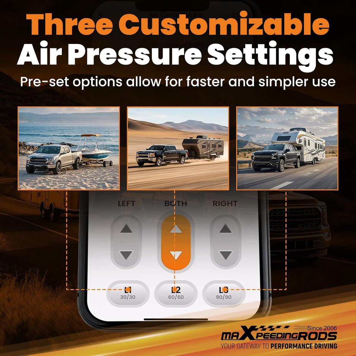 maXpeedingrods Dual Path Wireless On Board Air Compressor System