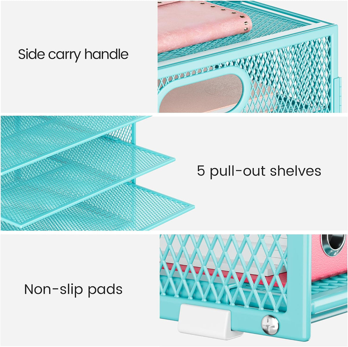 Lavatino 8-Tier Office Desk File Organizer, Letter Tray Paper Organizer with ...