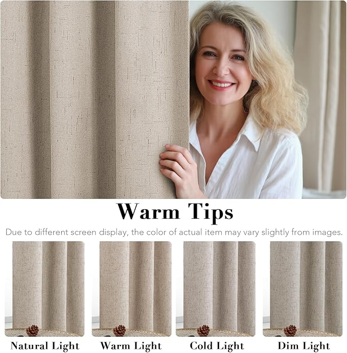 H.VERSAILTEX 100% Blackout Curtains