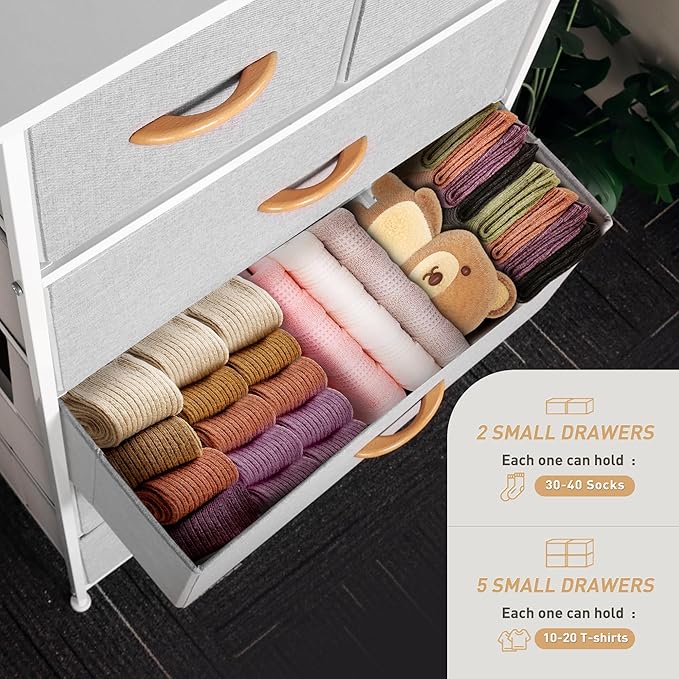 Mifuro Tall Dresser for Bedroom, Vertical Storage Organizer Tower
