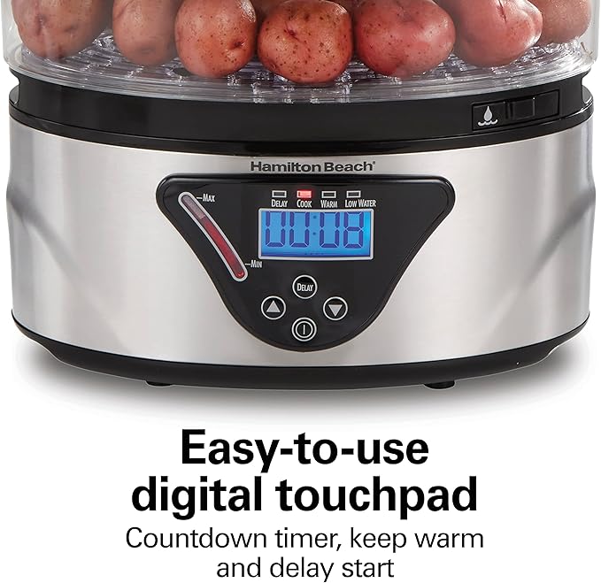 Hamilton Beach Digital Electric Food Steamer & Rice Cooker