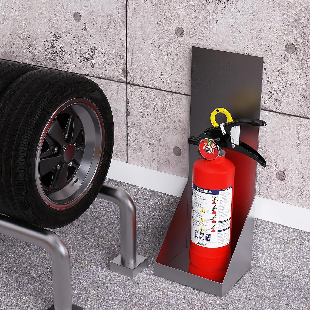 Ougist ABC Fire Extinguisher for Home & Vehicle - 2.5 lb 1-A:10-B:C Rated...