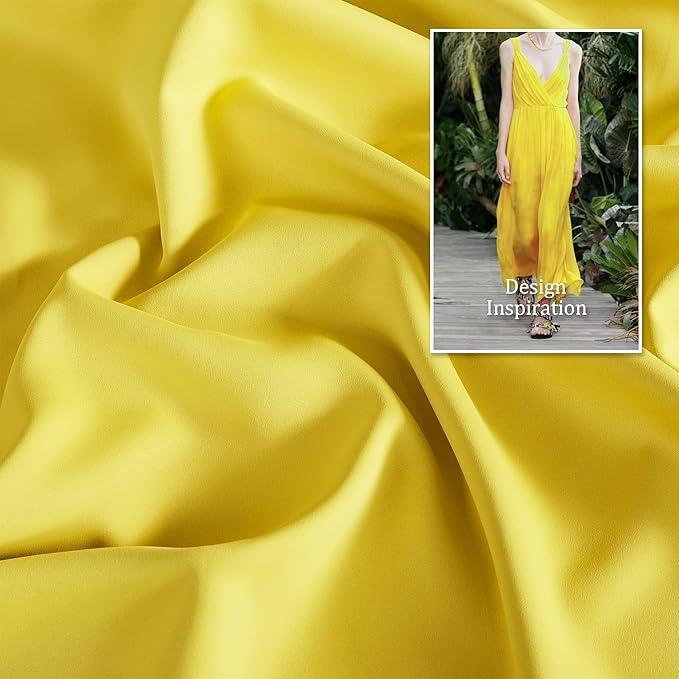 DUALIFE 108 Inch Length Yellow Curtain Drapes