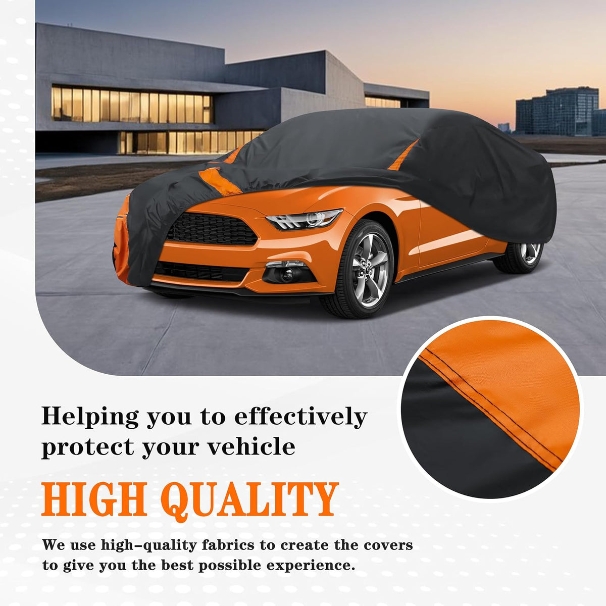 in Full Exterior Waterproof Car Cover All Weather, Waterproof,UV Resistant, D...