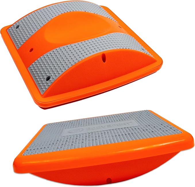 Body Sport Rocker Board for Balance Training, Standing Desk, Physical Therapy...