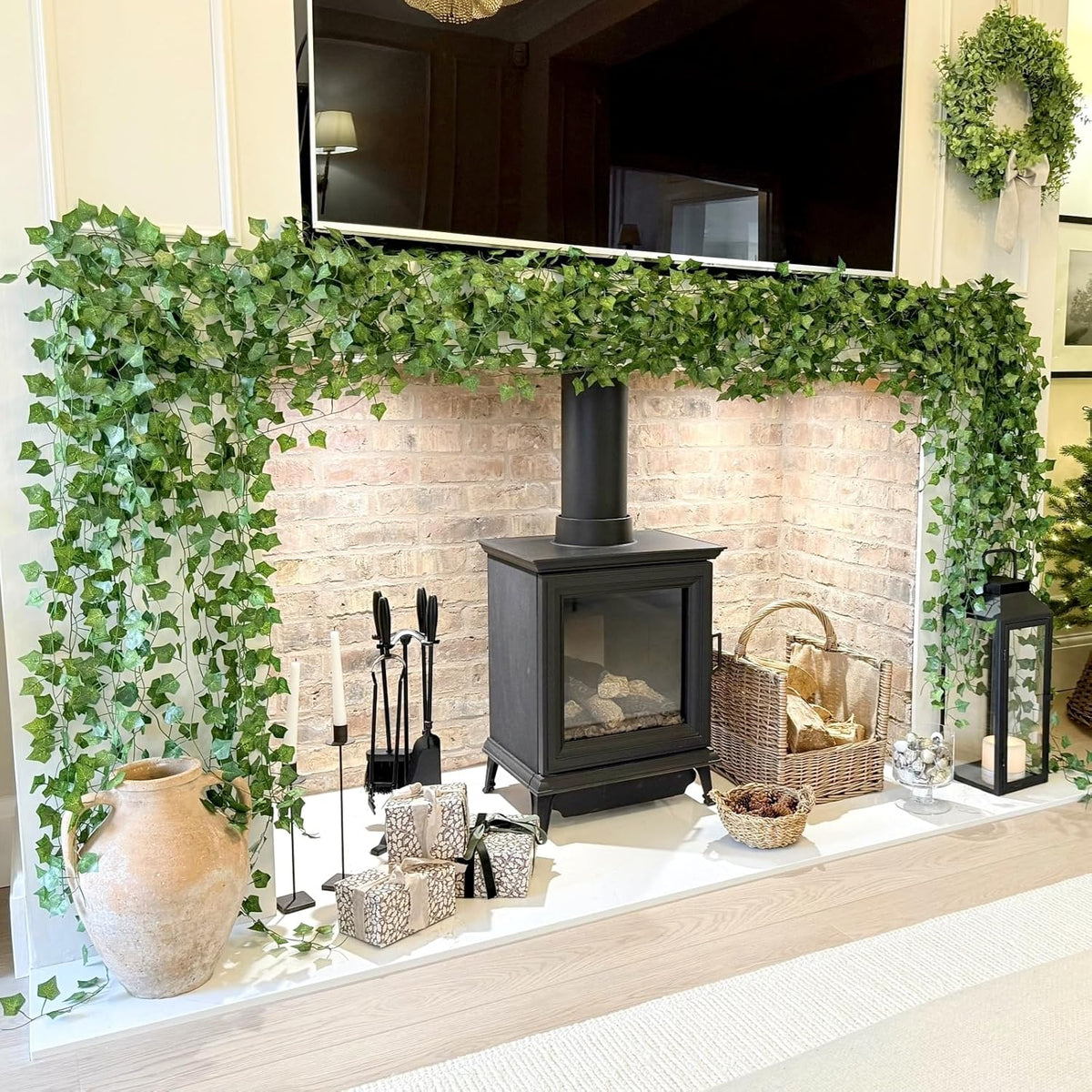 72 Pack 504Ft Artificial Ivy Fake Vines,Ivy Garland Greenery Garland Fake Han...