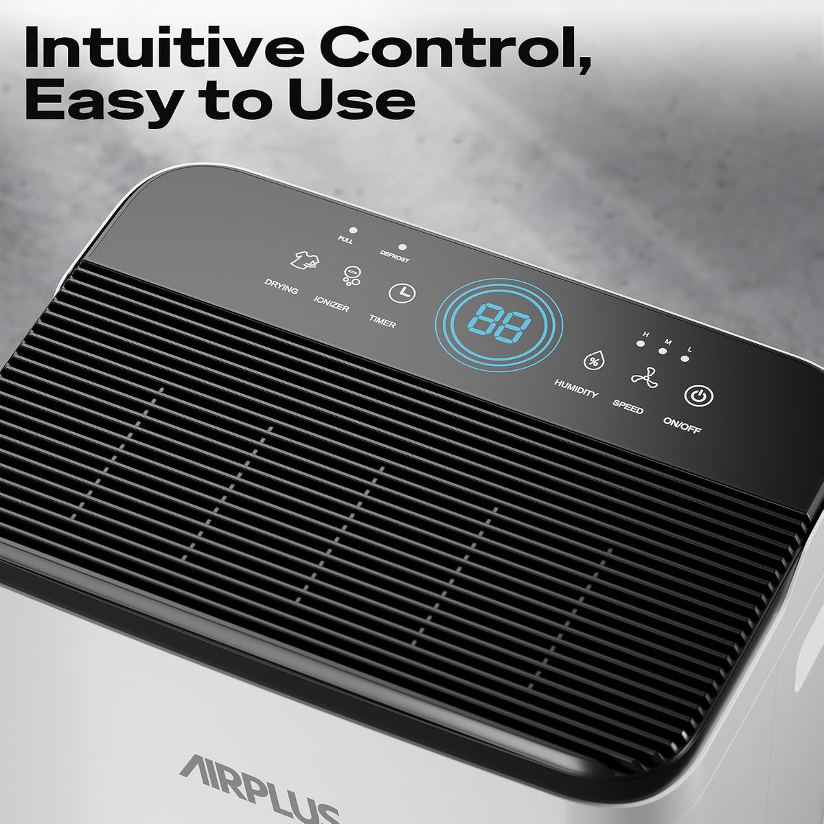 AIRPLUS Max 70 Pint Quiet Dehumidifier for Home Bedroom up to 5500 Sq Ft