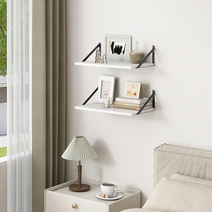 Fun Memories 20 Inch Floating Shelves (Set of 2)