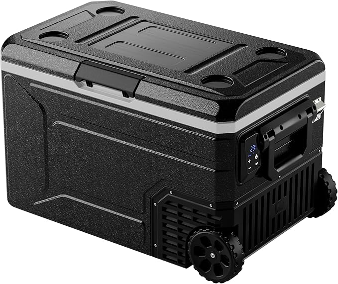 12V Refrigerator, 69 Quart Electric Cooler, 12V/24V DC 100~240V AC, 12v cooler