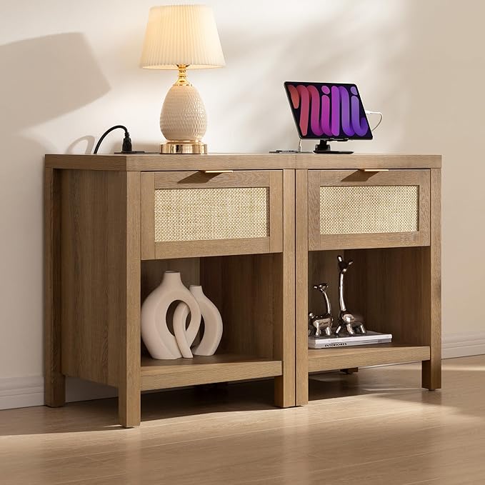 SICOTAS Nightstands Set of 2