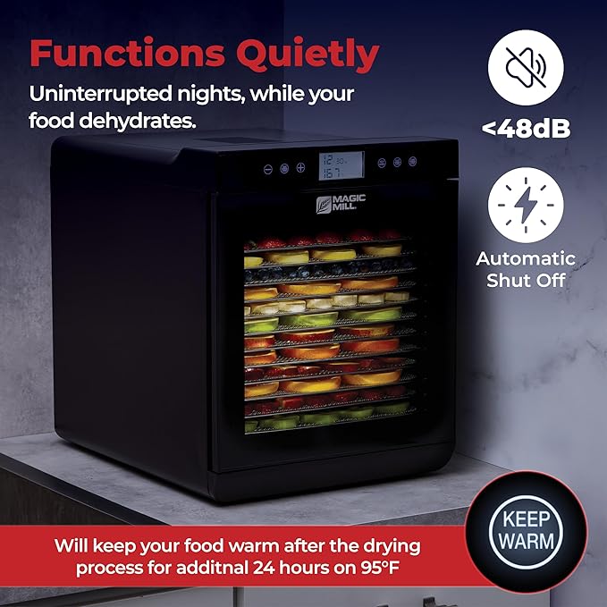Magic Mill Premium Food Dehydrator Machine 700W Dryer