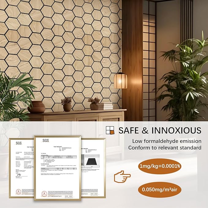 ARMURO Hexagon Wall Panels (4 PCS)