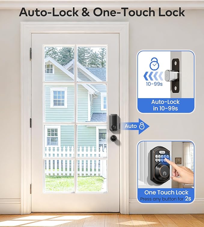 TEEHO TE001K Keyless Entry Door Lock