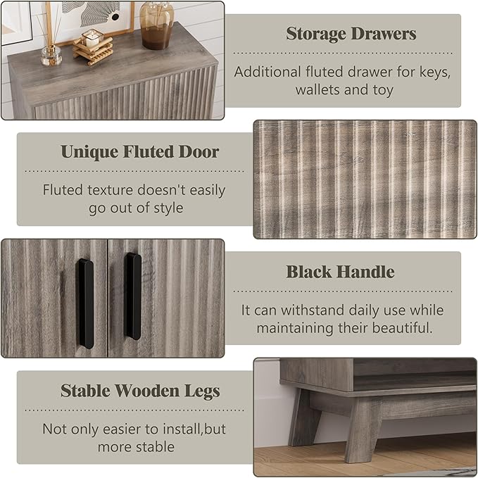 Shoe Cabinet Storage for Entryway