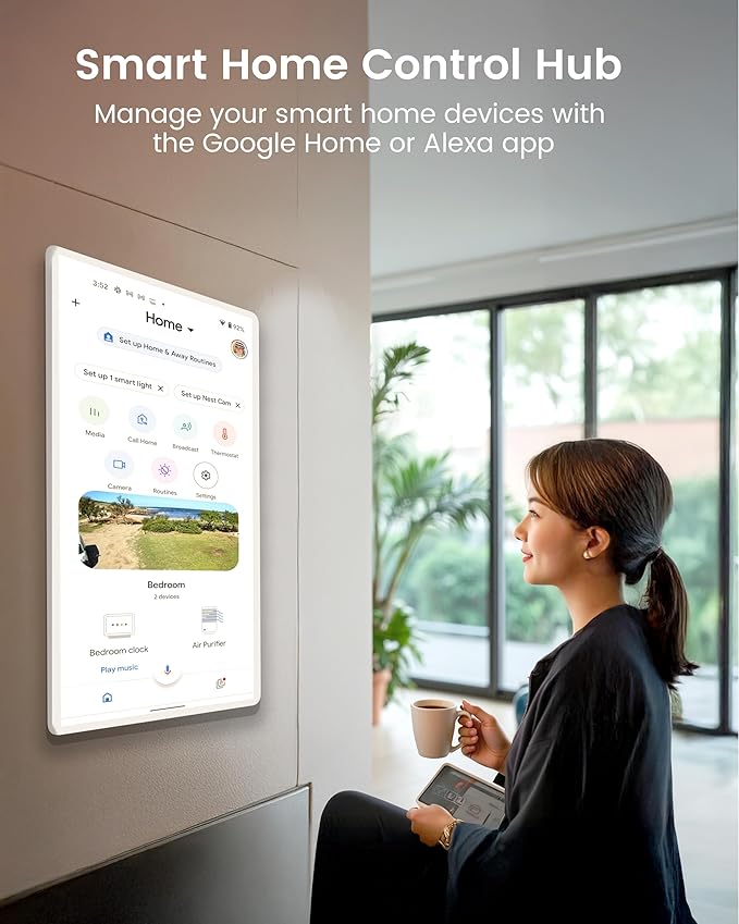 25 Inch Digital Planner Wall Planner Touch Screen Chore Chart Syncs All Android