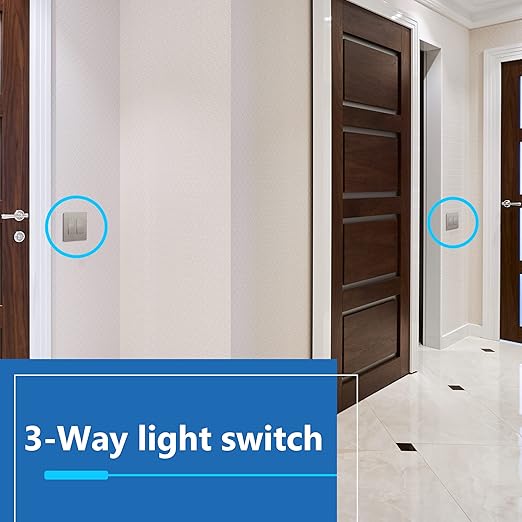 LIDER Minimalist Design Matte Finish Lighted Decorator Switch, Frameless Padd...
