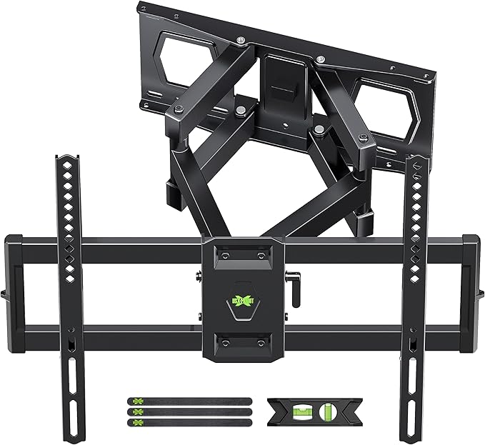 Full Motion TV Wall Mount for Most 37"-84" Flat Screen TV, Swivel o...