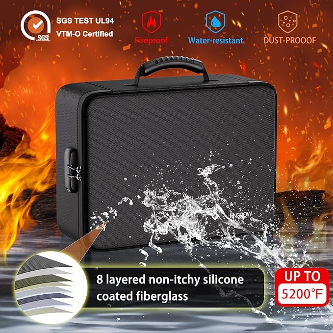 ENGPOW Fireproof Document Box