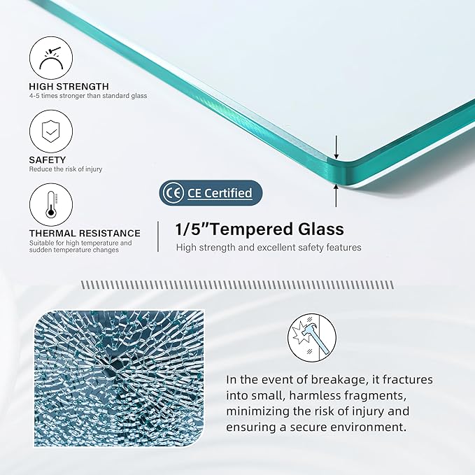 Goodyo 46 in. W x 72 in. H Bathroom Shower Glass Door Framed Tempered Clear (...