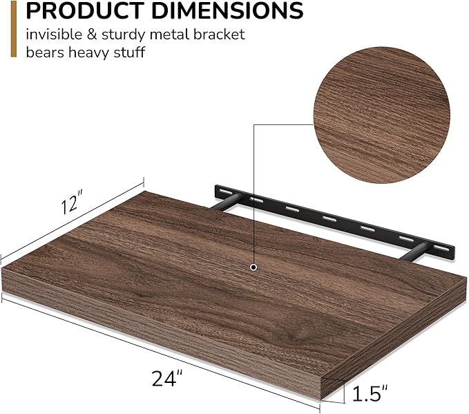 Fun Memories Floating Shelves (2 Pack)