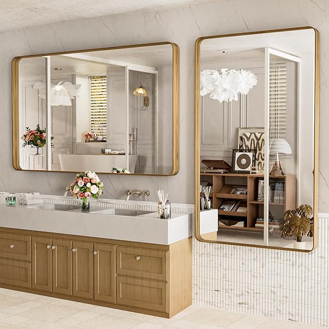 LOAAO 60X36 Inch Bathroom Mirror