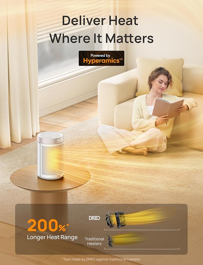 DREO Space Heater, Portable Electric Heaters