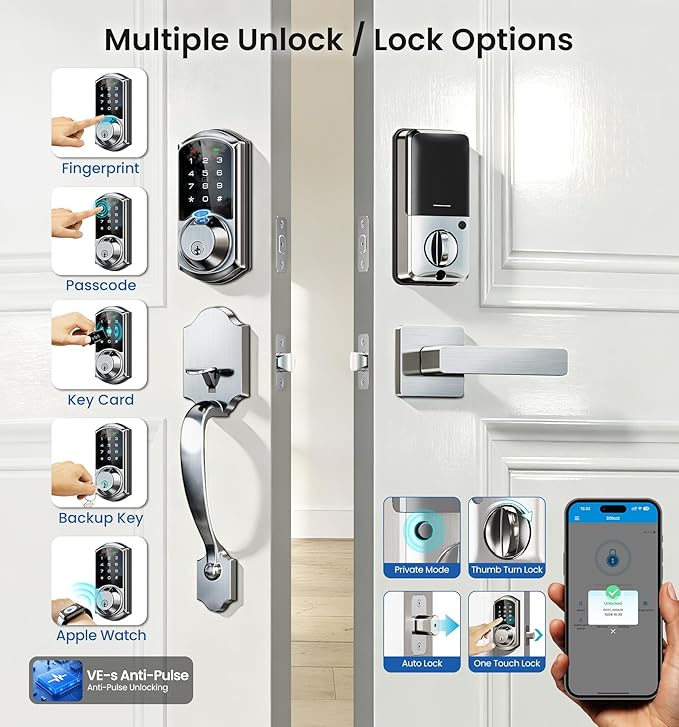 Veise VE07-H Fingerprint Smart Locks