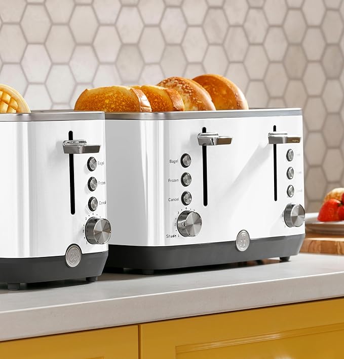 GE 4 Slice Toaster | Extra Wide Slots
