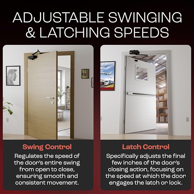 PrimeWare DC-300 Automatic Adjustable Door Closers