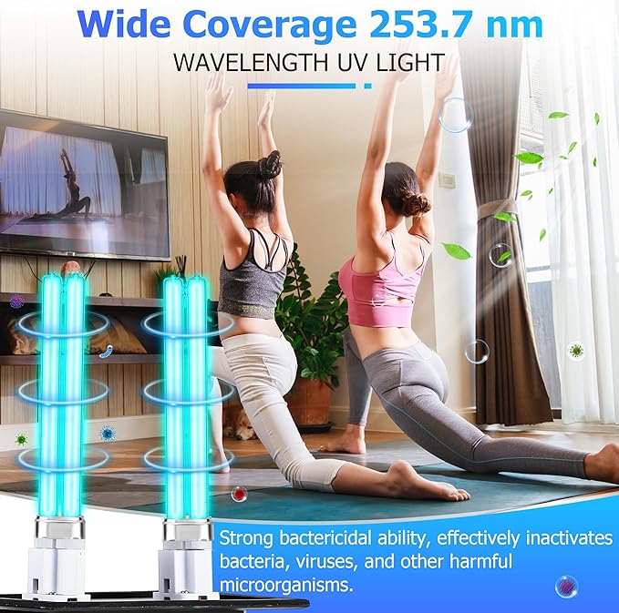 Qualirey 26W HVAC UV Light Sanitizer Air Purifier