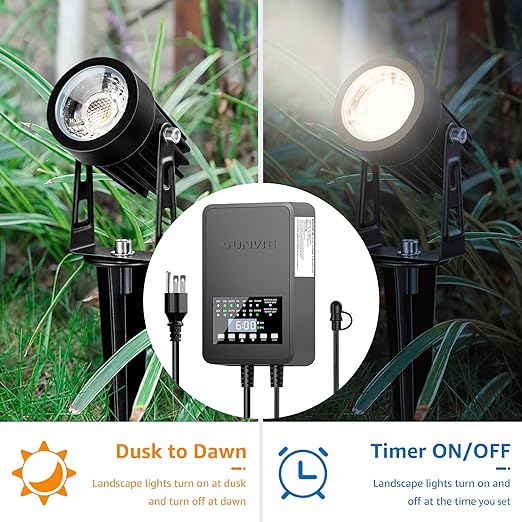SUNVIE 200W Low Voltage Landscape Transformer