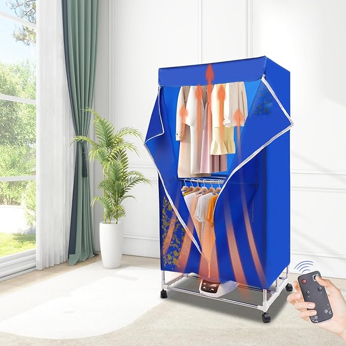 Portable Clothes Dryer, 110V Clothes Dryer Portable Travel Dryer Machine